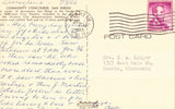 Vintage Postcard Back Community Concourse - San Diego,California