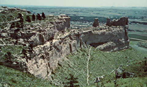 Vintage postcard front Saddle Rock  - Nebraska