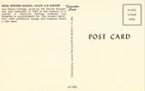 Vintage postcard back Rock Springs Ranch - State 4-H Center - Kansas