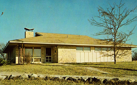 Vintage postcard front Rock Springs Ranch - State 4-H Center - Kansas