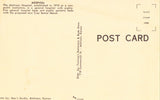 Vintage postcard back The Atchison Hospital - Atchison,Kansas