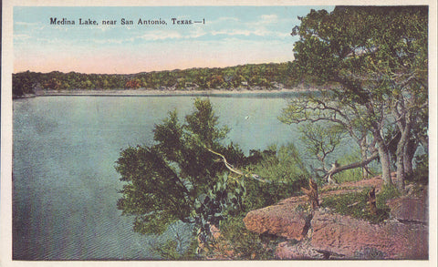 Medina Lake near San Antonio,Texas - Cakcollectibles - 1
