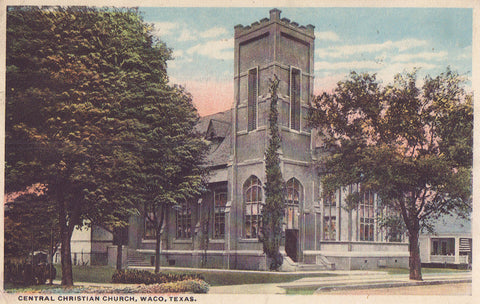 Central Christian Church-Waco,Texas 1918 - Cakcollectibles - 1