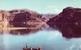 Vintage postcard front.Canyon Lake near Phoenix,Arizona