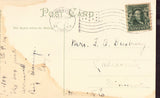 Vintage postcard back.Interior of Faneuil Hall - Boston,Massachusetts