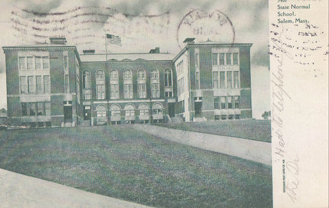 State Normal School-Salem,Massachusetts 1911 - Cakcollectibles