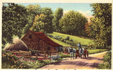 Greetings from Three Springs,Pennsylvania Linen Postcard Front