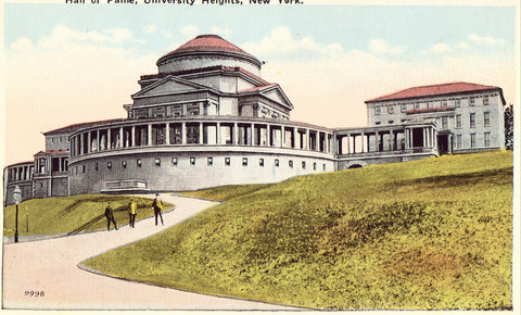 Hall of Fame,University Heights - New York City Vintage Postcard Front