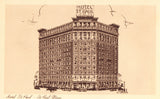 Vintage postcard front. Hotel St. Paul - St. Paul,Minnesota