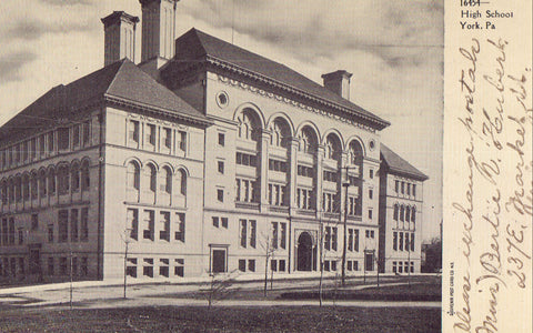 High School-York,Pennsylvania 1906 - Cakcollectibles - 1