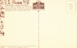 Vintage postcard back. Stanton Hall - Natchez,Mississippi
