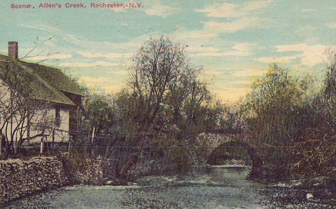 Scene at Allen's Creek-Rochester,New York 1911