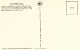 Vintage postcard back. Fellowship Hall - Montreat,North Carolina