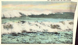 Linen Postcard Front - Greetings from Wrightsville Beach - Wilmington,North Carolina
