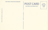 Vintage Postcard Back U.S. Post Office and Government Building - Asheville,North Carolina