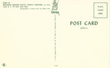 Vintage postcard back. View of Maggie Valley - North Carolina