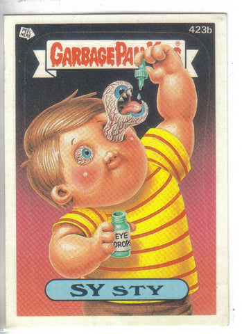 Garbage Pail Kids 1987 #423b Sy Sty Garbage Pail Kids