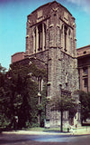 Vintage postcard front. First Methodist Church - Grand Rapids,Michigan