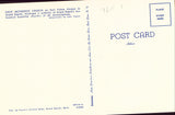 Vintage postcard back. First Methodist Church - Grand Rapids,Michigan