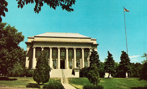 Old Postcard Front. Liberty Memorial Building,State Capitol Grounds- Bismark,North Dakota
