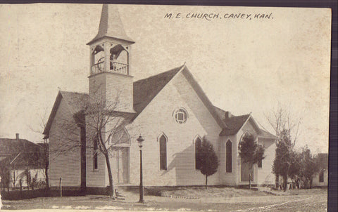 M.E. Church-Caney,Kansas 1911 - Cakcollectibles - 1