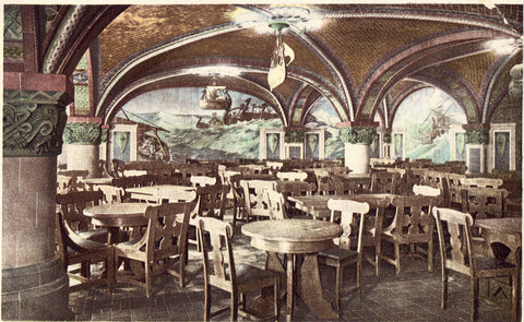 The Norse Room,Fort Pitt Hotel - Pittsburgh,Pennsylvania. Vintage postcard front