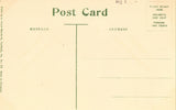 Vintage postcard back. View from Hotel Porch - Colvin's White Sulphur Springs,Pennsylvania