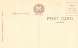 Vintage postcard back. Chapel Hall - Franklin,New York