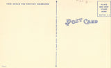 Linen postcard back. Community Building - Forty Fort,Pennsylvania