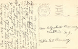 Vintage postcard back. Governor's Mansion - Albany,New York