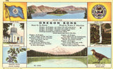 Multi View Postcard Front - Oregon Song