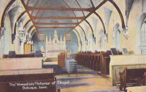 The "Monastery" Interior of Chapel-Dubuque,Iowa