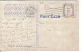 Linen Post Card-Navajo Kids 1951