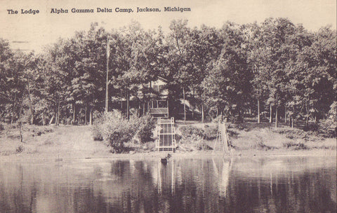 The Lodge,Alpha Gamma Delta Camp-Jackson,Michigan - Cakcollectibles - 1