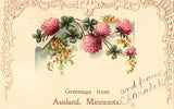 Vintage Postcard Front - Greetings from Ausland,Minnesota