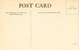 Vintage postcard back - Kitchen Fireplace,Washington's Headquarters - Valley Forge,Pennsylvania
