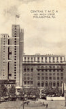 Vintage postcard front - Central Y.M.C.A. - Philadelphia,Pennsylvania