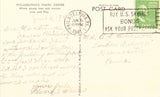 Vintage postcard back - Central Y.M.C.A. - Philadelphia,Pennsylvania