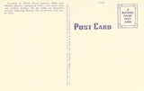 Linen postcard back - Post Office - Wichita,Kansas