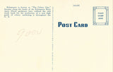 Linen postcard back - Post Office - Kalamazoo,Michigan