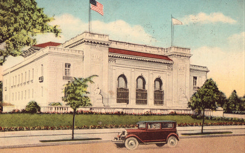 Linen postcard front - Pan-American Union - Washington,D.C.