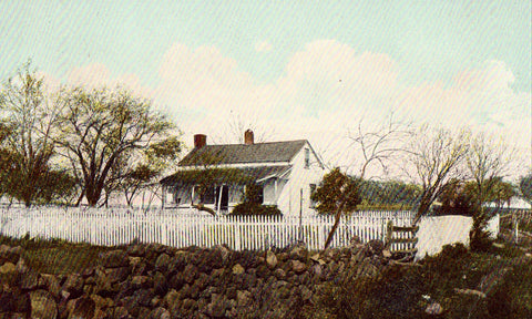 Vintage postcard front - Gen. Meade's Headquarters,Taneytown Road - Gettysburg,Pennsylvania