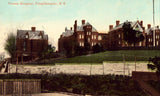 Vintage postcard front - Vassar Hospital -Poughkeepsie,New York