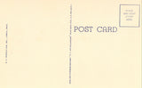 Linen postcard back Post Office - Lowell,Massachusetts