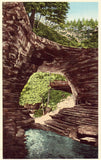 Linen Postcard Natural Bridge - Waynesboro,Tennessee