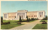 Linen postcard Atkins Museum of Fine Art - Kansas City,Missouri