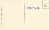 Linen postcard back General Grant's Log Cabin,Fairmount Park - Philadelphia,Pennsylvania