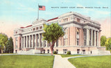 Linen postcard Wichita County Court House - Witcha Falls,Texas