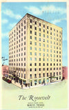 Linen postcard The Roosevelt Hotel - Waco,Texas