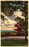 Linen postcard Outlook Point,Iriquois Park - Louisville,Kentucky